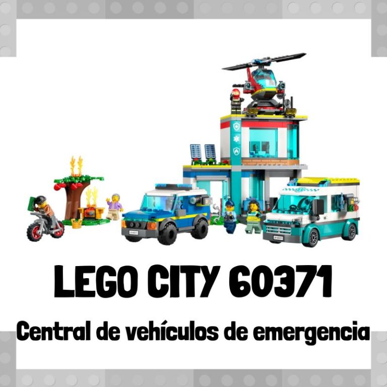 Lee más sobre el artículo Set de LEGO City 60371 Central de vehículos de emergencia