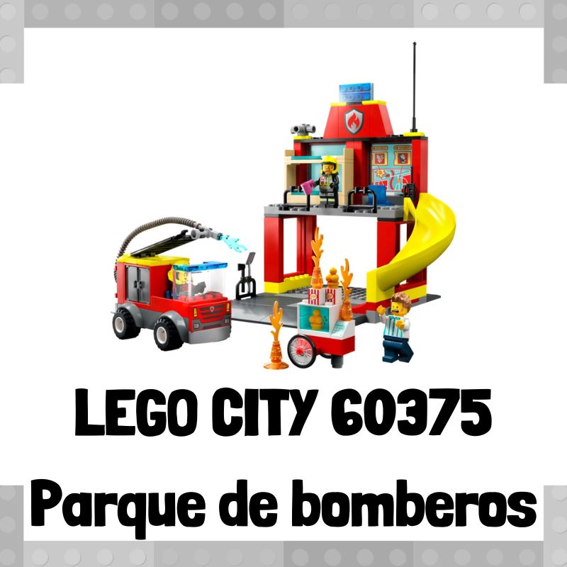Lee mÃ¡s sobre el artÃ­culo Set de LEGO City 60375 Parque de bomberos