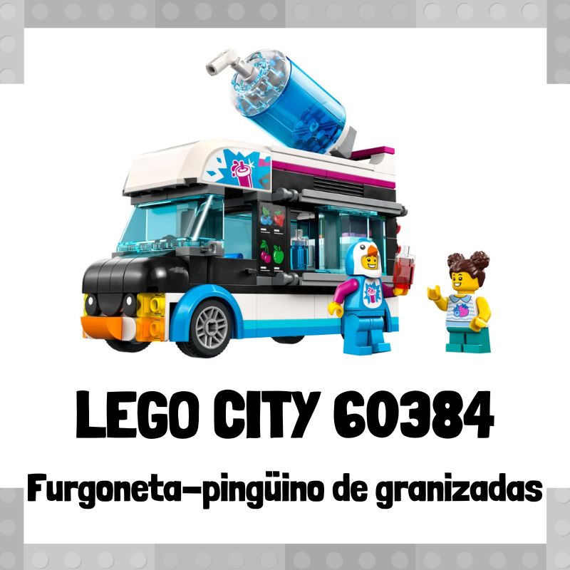 Lee mÃ¡s sobre el artÃ­culo Set de LEGO City 60384 Furgoneta-pingÃ¼ino de granizados