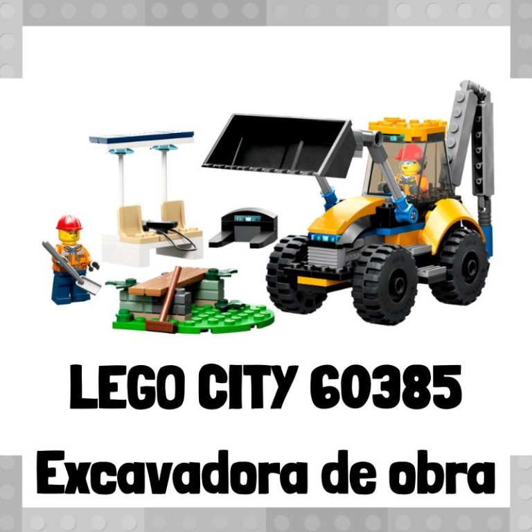 Lee más sobre el artículo Set de LEGO City 60385 Excavadora de obra