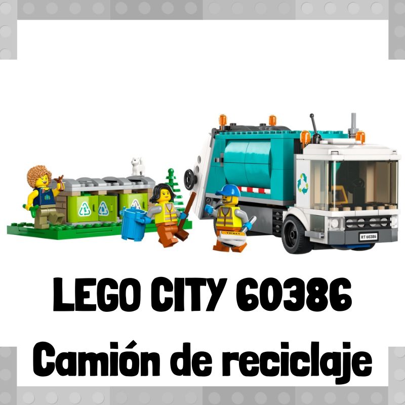 Lee más sobre el artículo Set de LEGO City 60386 Camión de reciclaje