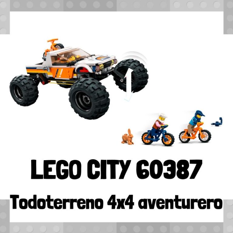 Lee más sobre el artículo Set de LEGO City 60387 Todoterreno 4×4 aventurero