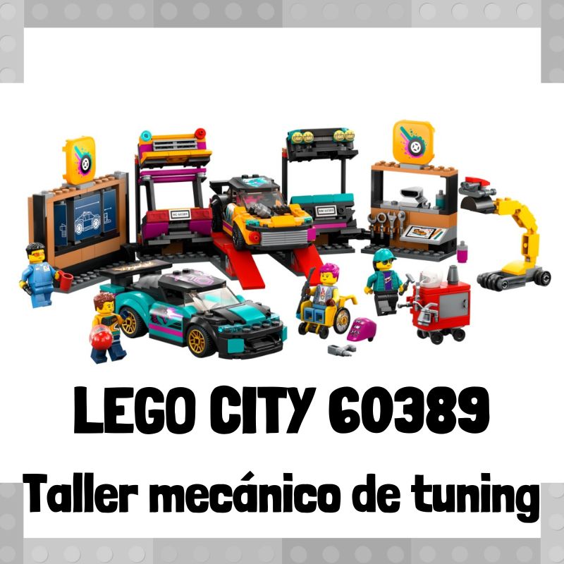 Lee más sobre el artículo Set de LEGO City 60389 Taller mecánico de tuning