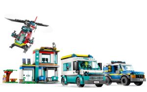 Lego City Central De Vehículos De Emergencia 60371 2
