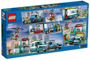 Lego City Central De Vehículos De Emergencia 60371 3