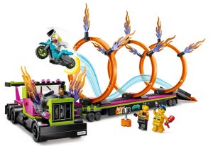 Lego City Desafío Acrobático Camión Y Anillos De Fuego 60357 2