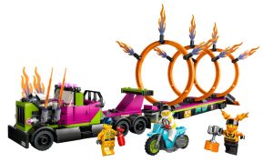 Lego City Desafío Acrobático Camión Y Anillos De Fuego 60357