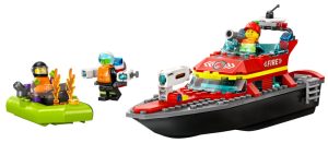 Lego City Lancha De Rescate De Bomberos Y Zodiac 60373