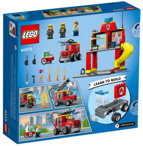 Lego City Parque De Bomberos Y Camión De Bomberos 60375 2