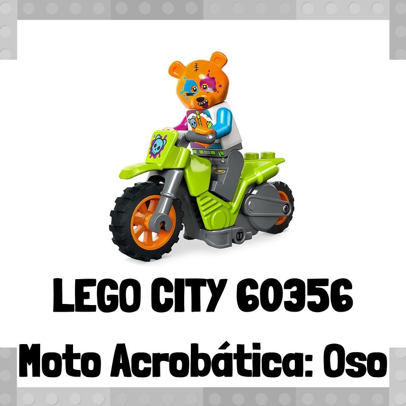 Lee mÃ¡s sobre el artÃ­culo Set de LEGO City 60356 Stuntz Moto AcrobÃ¡tica: Oso