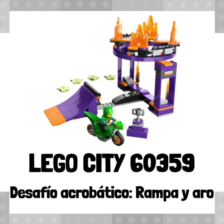 Lee más sobre el artículo Set de LEGO City 60359 Desafío acrobático: Rampa y aro