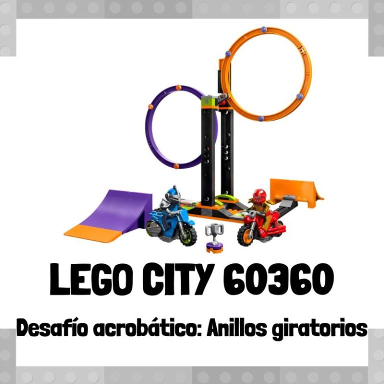Lee más sobre el artículo Set de LEGO City 60360 Desafío acrobático: Anillos giratorios