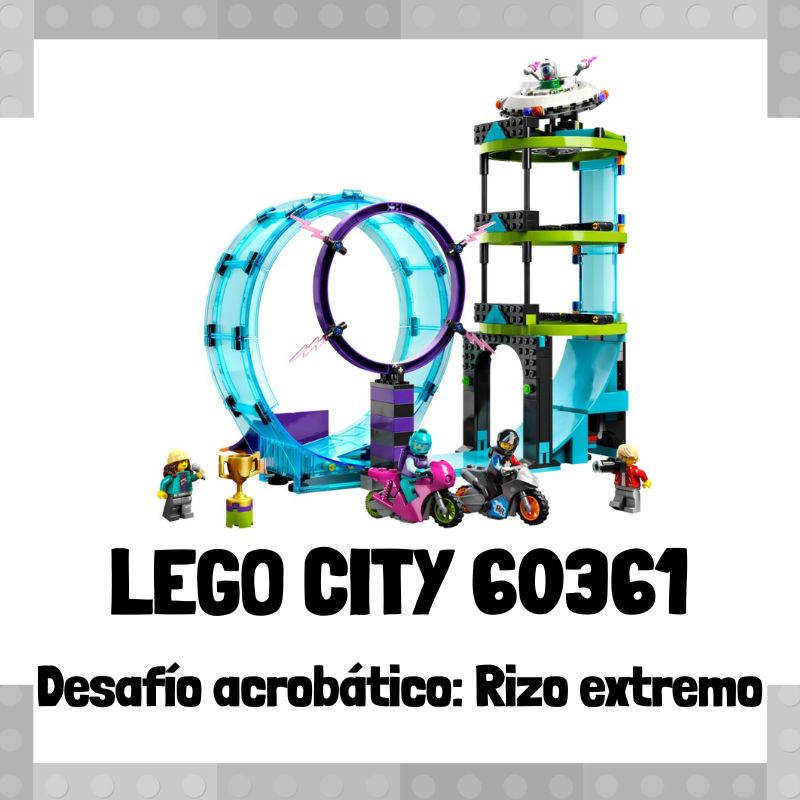 Lee mÃ¡s sobre el artÃ­culo Set de LEGO City 60361 DesafÃ­o acrobÃ¡tico: Rizo extremo