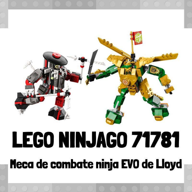 Lee mÃ¡s sobre el artÃ­culo Set de LEGO 71781 de Meca combate ninja EVO de Lloyd de LEGO Ninjago