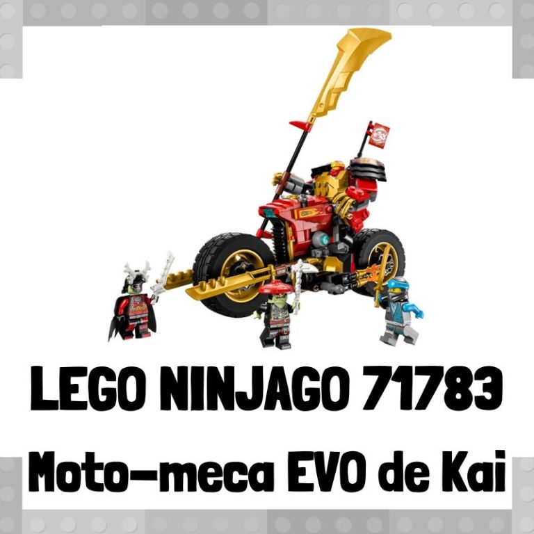 Lee más sobre el artículo Set de LEGO 71783 de Moto-meca EVO de Kai de LEGO Ninjago