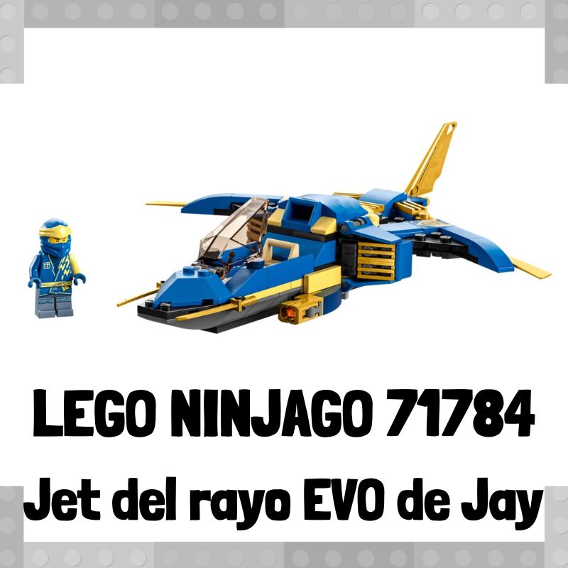 Lee más sobre el artículo Set de LEGO 71784 de Jet del rayo EVO de Jay de LEGO Ninjago