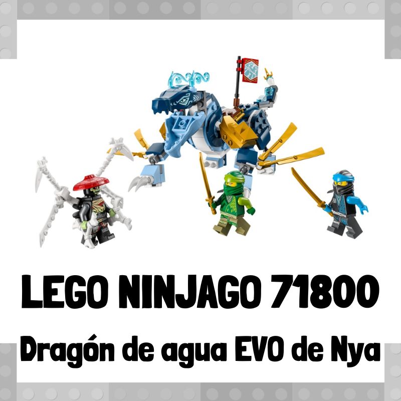 Lee mÃ¡s sobre el artÃ­culo Set de LEGO 71800 de DragÃ³n de agua EVO de Nya de LEGO Ninjago