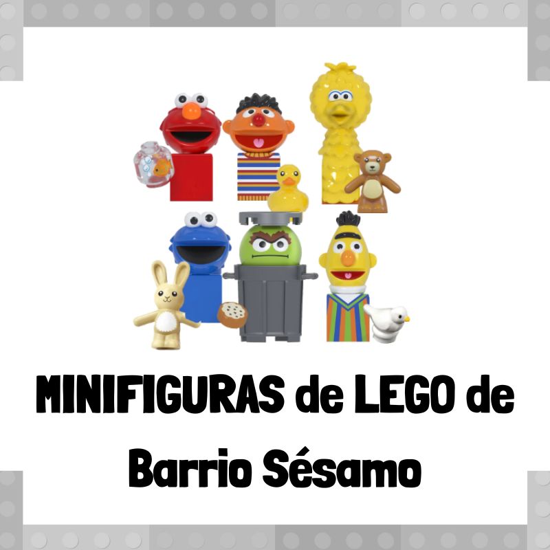 Minifiguras de LEGO de Barrio Sésamo - Minifiguras baratas de LEGO en Aliexpress