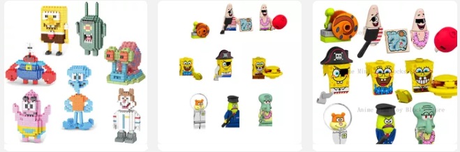 Minifiguras De Lego De Bob Esponja En Aliexpress