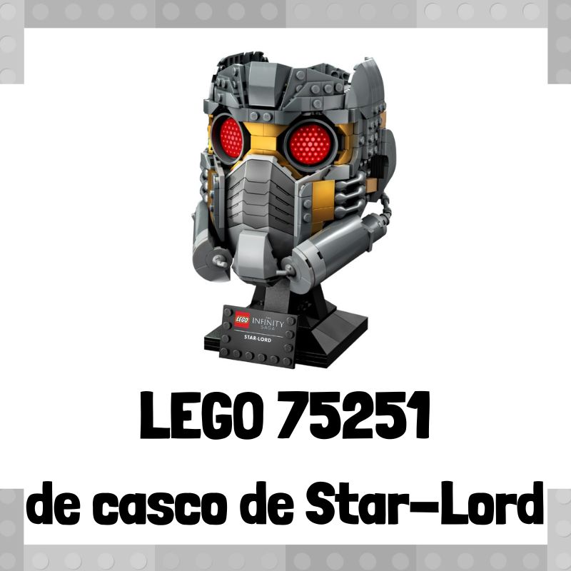Lee mÃ¡s sobre el artÃ­culo Set de LEGO 76251 de casco de Star-Lord de Marvel
