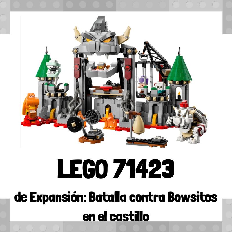 Lee más sobre el artículo Set de LEGO 71423 de Expansión: Batalla contra Bowsitos en el castillo de Super Mario