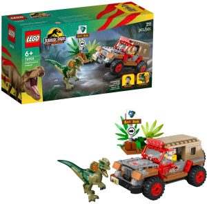 Lego 76958 De Emboscada Al Dilofosaurio De Jurassic Park 30 Aniversario