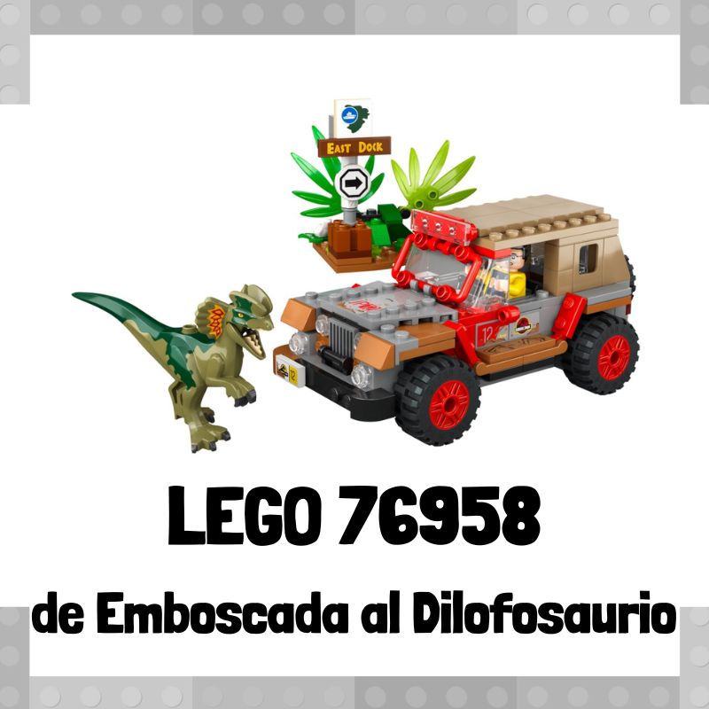 Lee más sobre el artículo Set de LEGO 76958 de Emboscada al Dilofosaurio de Jurassic Park 30 Aniversario