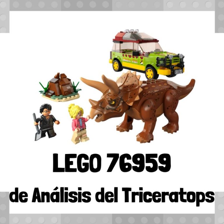 Lee más sobre el artículo Set de LEGO 76959 de Análisis del Triceratops de Jurassic Park 30 Aniversario