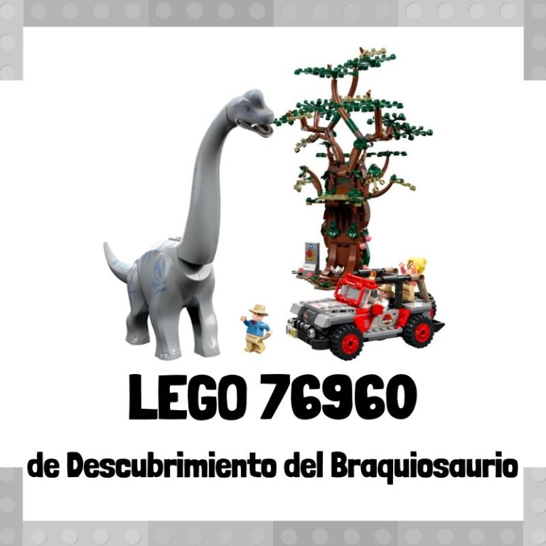 Lee más sobre el artículo Set de LEGO 76960 de Descubrimiento del Braquiosaurio de Jurassic Park 30 Aniversario