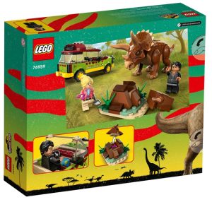 Lego De Análisis Del Triceratops Lego Jurassic Park 30 Aniversario 76959 3