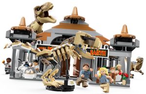 Lego De Centro De Visitantes T Rex Y Ataque Del Raptor Lego Jurassic Park 30 Aniversario 76961 2
