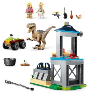 Lego De Huida Del Velocirraptor Lego Jurassic Park 30 Aniversario 76957 2