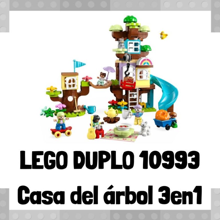 Lee más sobre el artículo Set de LEGO 10993 de Casa del árbol 3 en 1 LEGO Duplo
