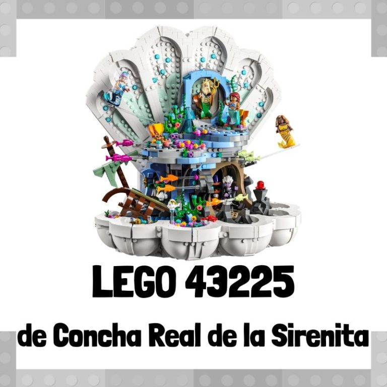 Lee más sobre el artículo Set de LEGO 43225 de Concha Real de la Sirenita de LEGO Disney