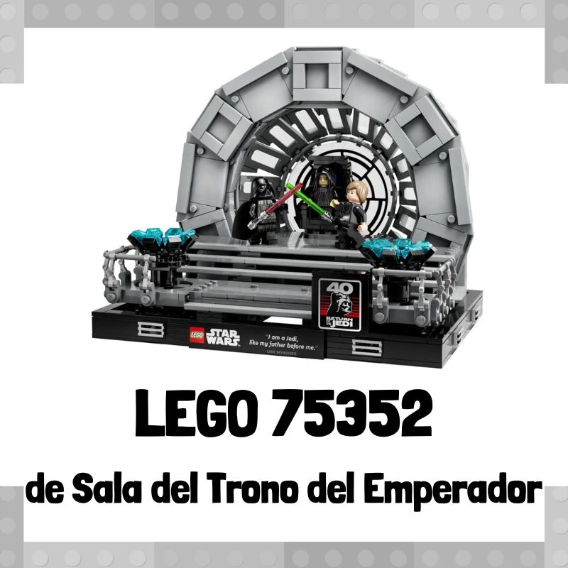 Lee más sobre el artículo Set de LEGO 75352 de Diorama: Sala del Trono del Emperador de Star Wars
