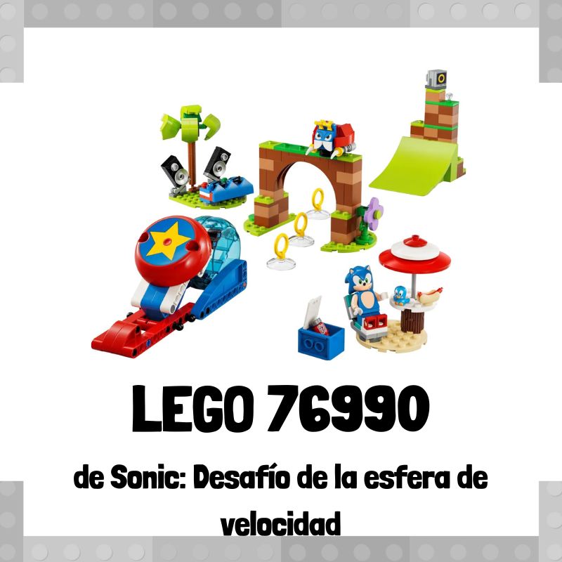 Lee más sobre el artículo Set de LEGO 76990 de Sonic: Desafío de la esfera de velocidad de LEGO Sonic