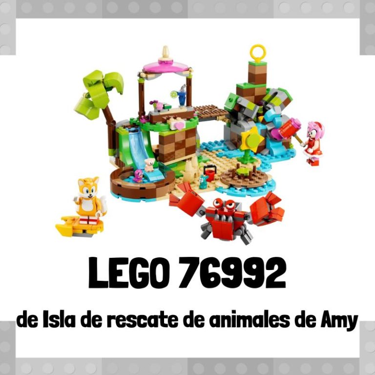 Lee más sobre el artículo Set de LEGO 76992 de Isla de rescate de animales de Amy de LEGO Sonic