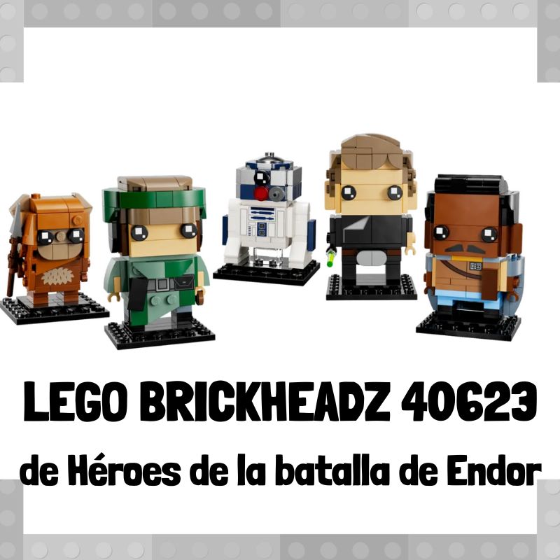 Lee más sobre el artículo Figura de LEGO Brickheadz 40623 de Héroes de la Batalla de Endor