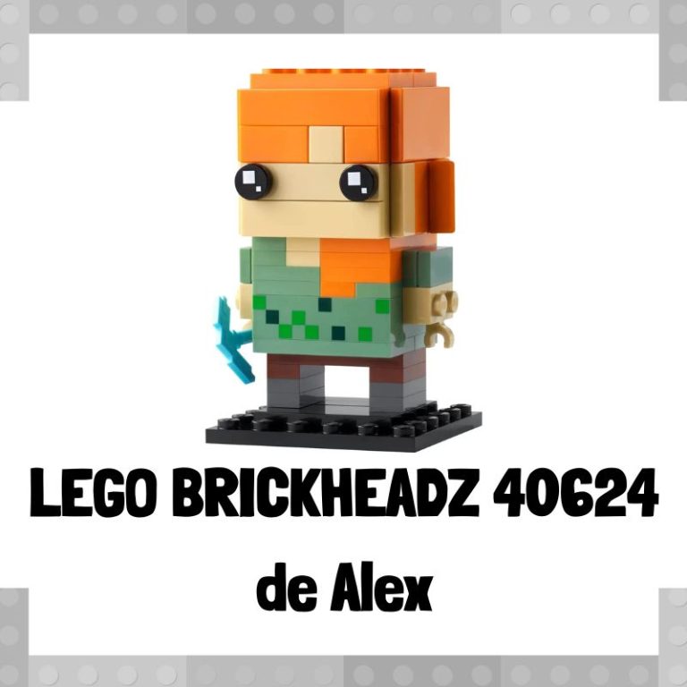 Lee más sobre el artículo Figura de LEGO Brickheadz 40624 de Alex de Minecraft