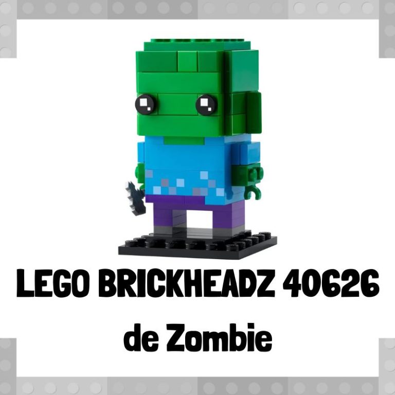 Lee más sobre el artículo Figura de LEGO Brickheadz 40626 de Zombie de Minecraft