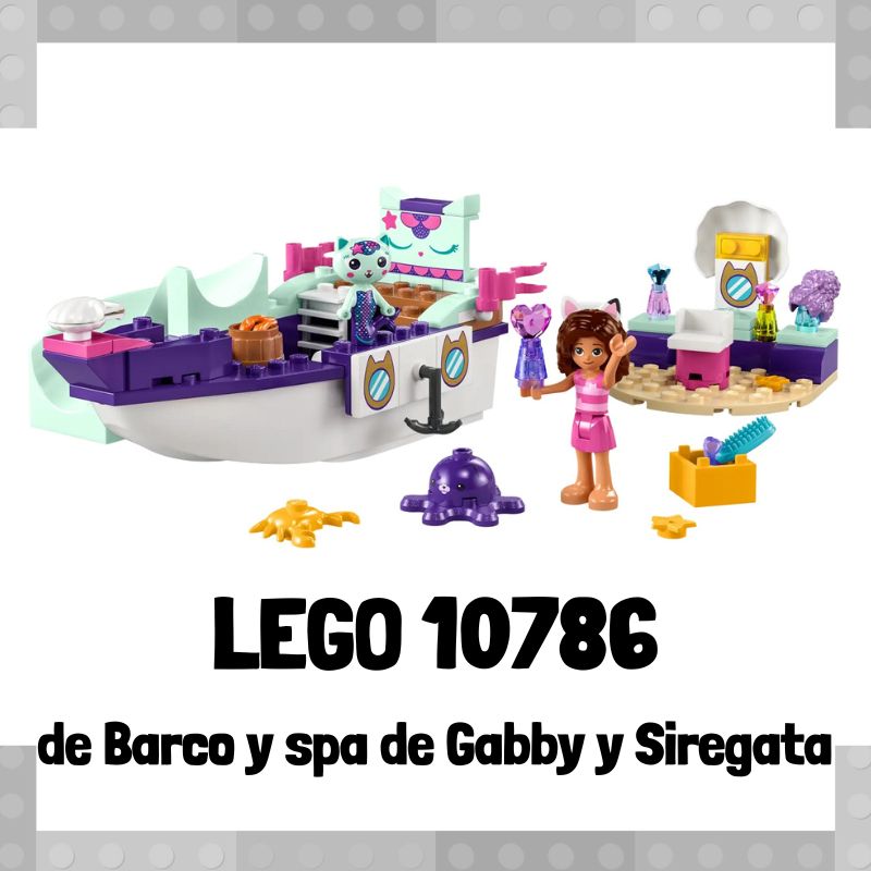Lee más sobre el artículo Set de LEGO 10786 de Barco y spa de Gabby y Siregata de la casa de muñecas de Gabby