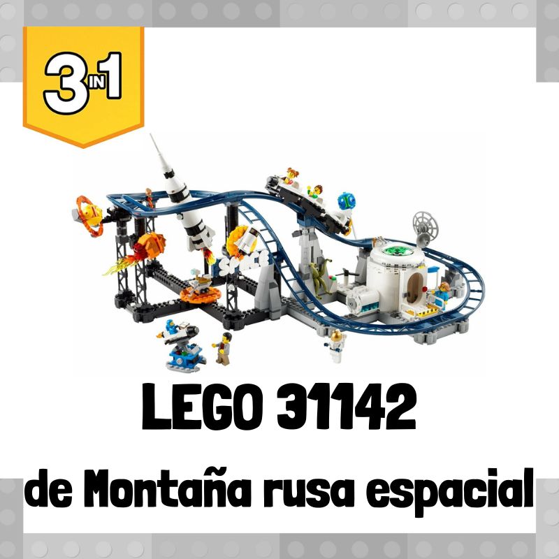 Lee más sobre el artículo Set de LEGO 31142 3 en 1 de Montaña rusa espacial