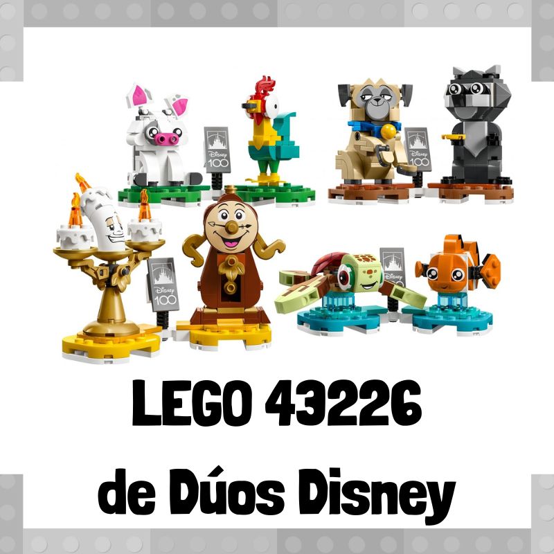 Lee más sobre el artículo Set de LEGO 43226 de 100 Dúos Disney de LEGO Disney 100 aniversario