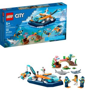 Lego 60377 De Barco De Exploración Submarina De Lego City