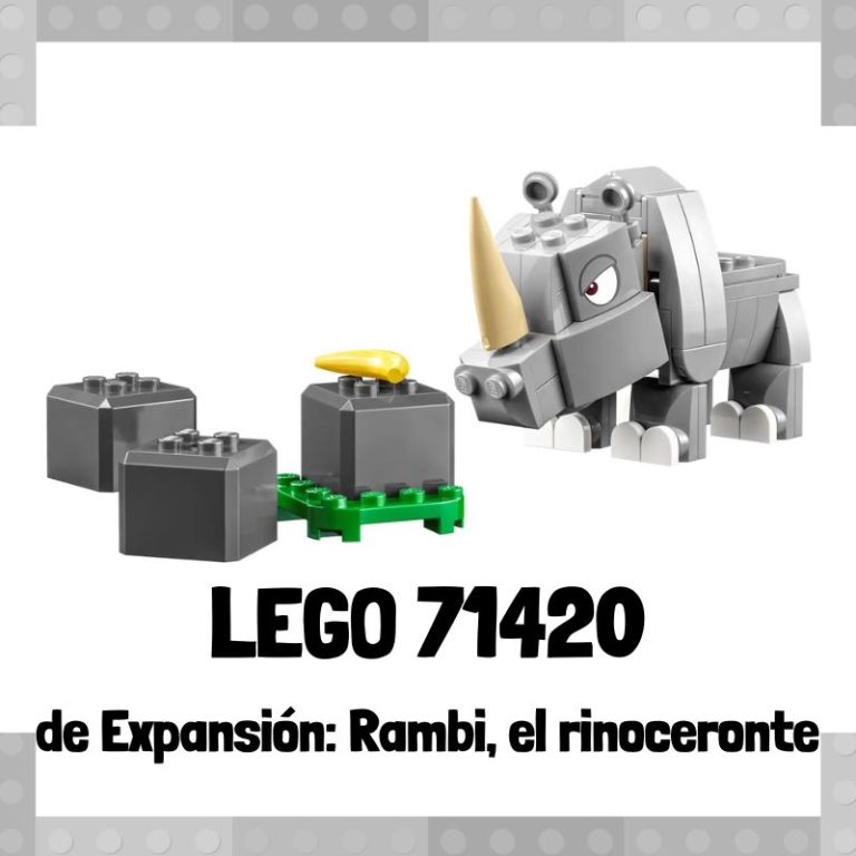 Lee más sobre el artículo Set de LEGO 71420 de Expansión: Rambi, el rinoceronte de Super Mario