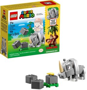 Lego 71420 De Rambi, El Rinoceronte De Lego Super Mario Bros