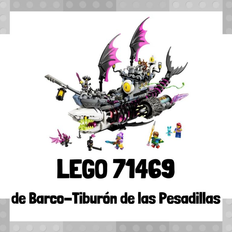 Lee más sobre el artículo Set de LEGO 71469 de Barco-Tiburón de las Pesadillas de LEGO Dreamzzz