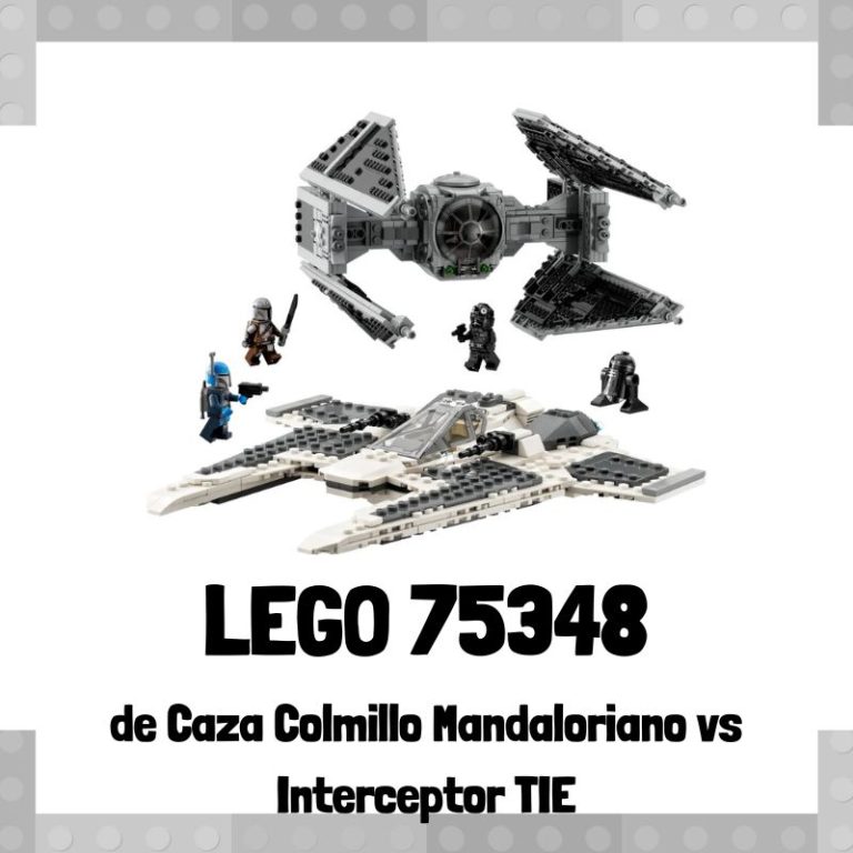 Lee más sobre el artículo Set de LEGO 75348 de Caza Colmillo Mandaloriano vs Interceptor TIE de The Mandalorian
