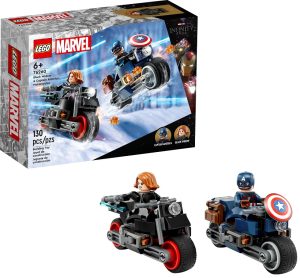 Lego 76260 De Motos De Viuda Negra Y El Capitán América De Lego Marvel