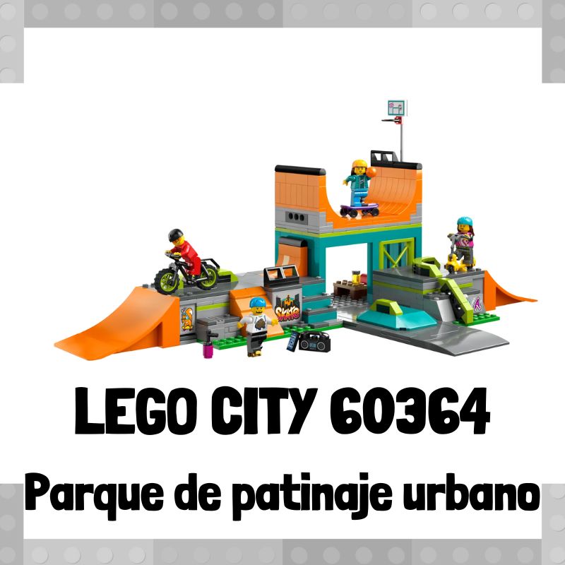 Lee más sobre el artículo Set de LEGO City 60364 Parque de patinaje urbano
